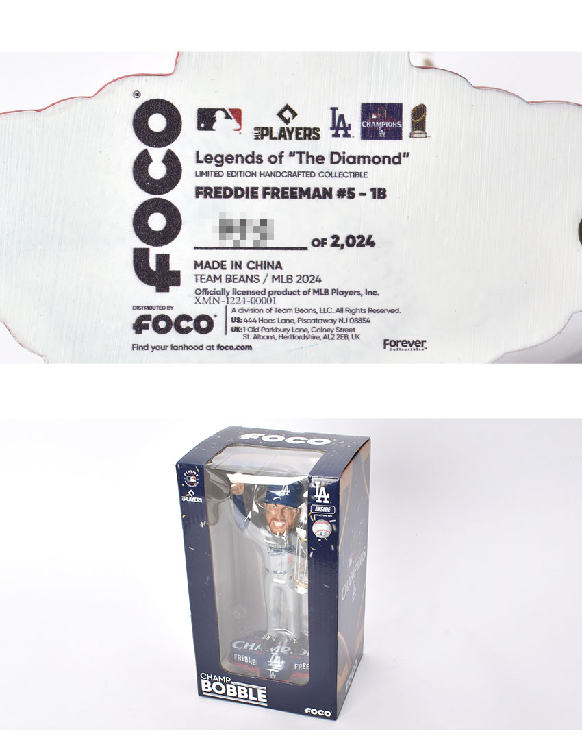 Dodgers Freddy Freeman ボブルヘッド Dodgers Freddy Freeman ボブルヘッド Freddie Freeman Los