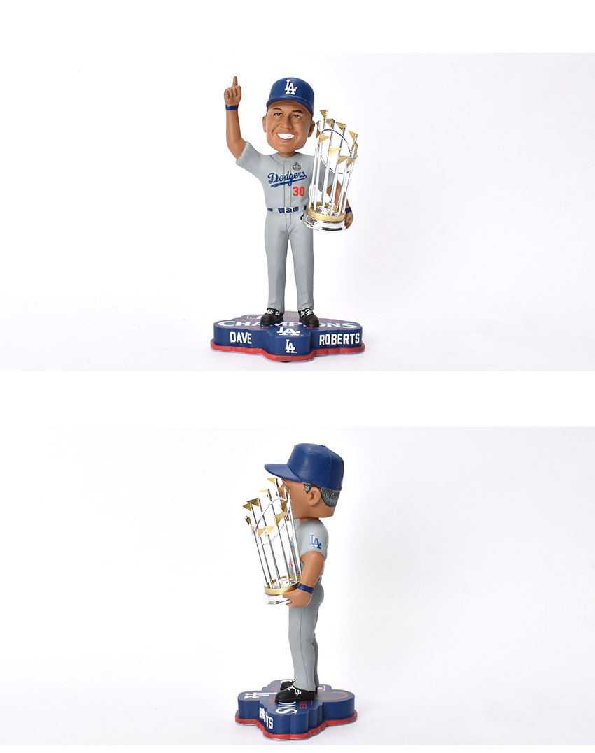 DODGERS DAVE ROBERTS ボブルヘッドフィギュア メジャーリーグベースボール ボブルヘッド Dave Roberts Los