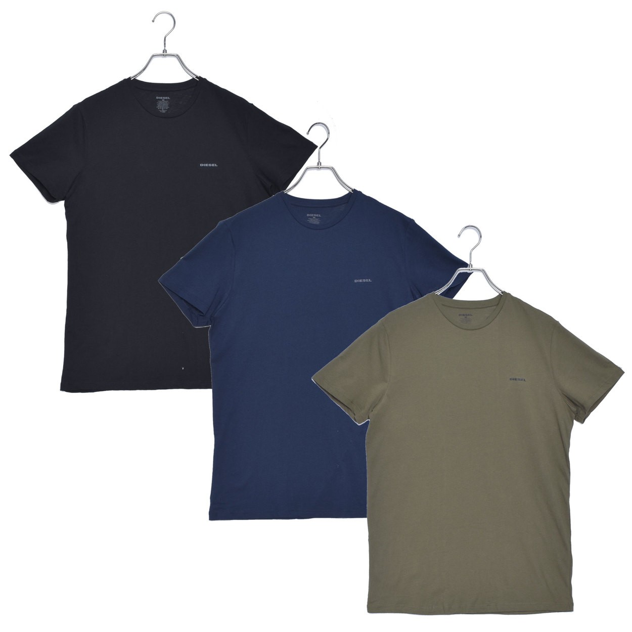 送料無料 ディーゼル 半袖Tシャツ メンズ UMTEE ジェイク 3パック Tシャツ DIESEL 00SPDG 0AALW  tシャツ 半袖 | DIESEL | 04