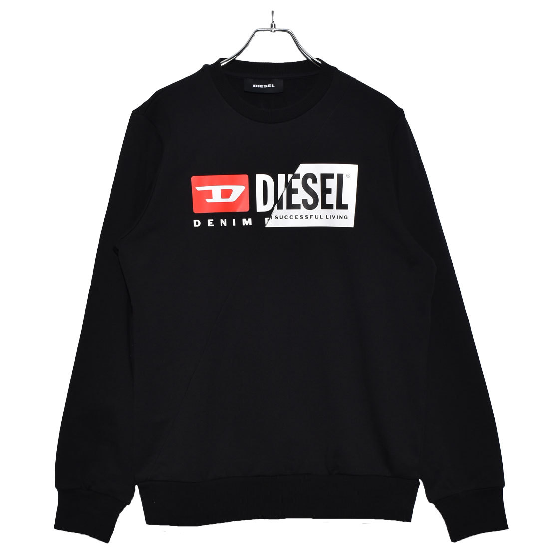 送料無料 ディーゼル スウェット メンズ S-GIRK-CUTY DIESEL A00349-01ATH ロゴ ワンポイント | DIESEL | 02