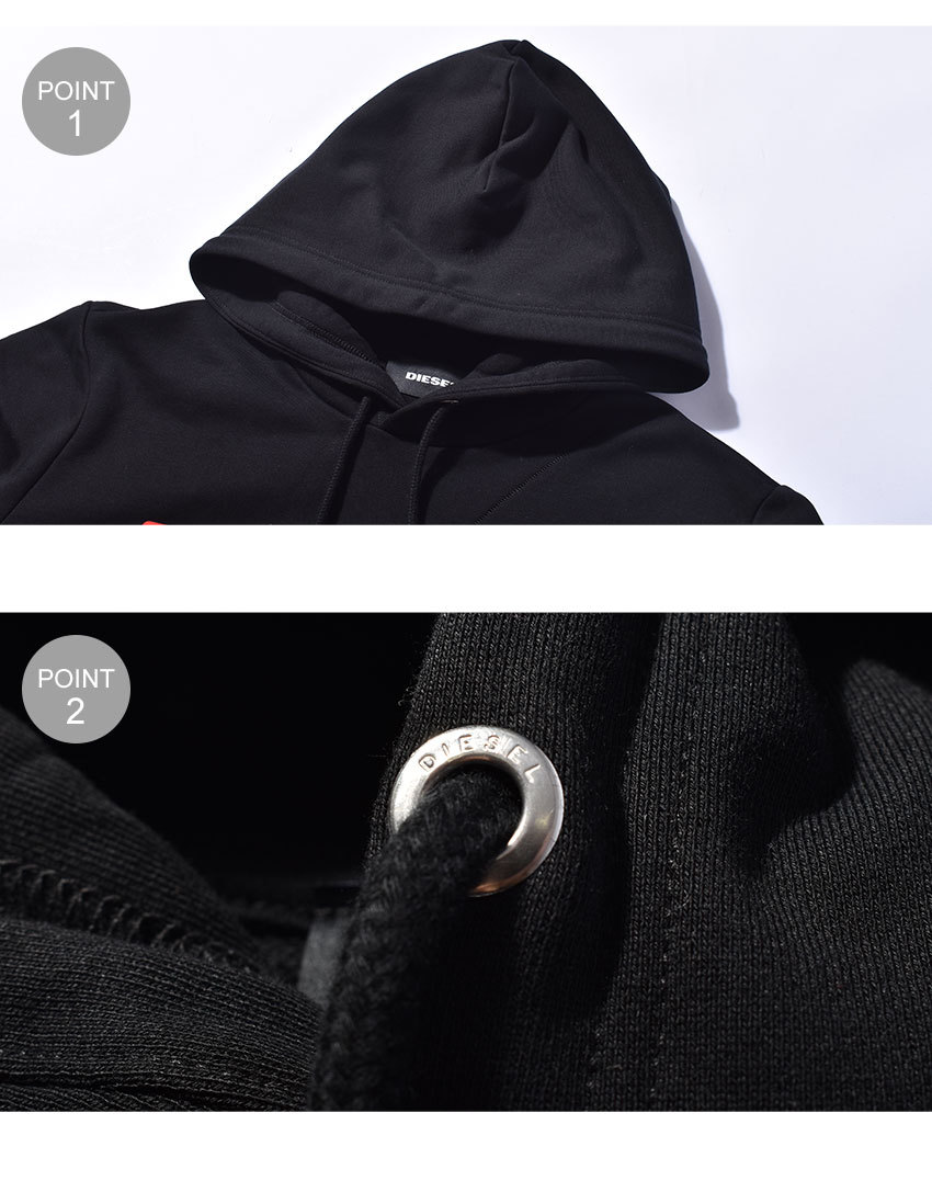 DIESEL 送料無料 ディーゼル パーカー メンズ S-GIRK-HOOD-CUTY