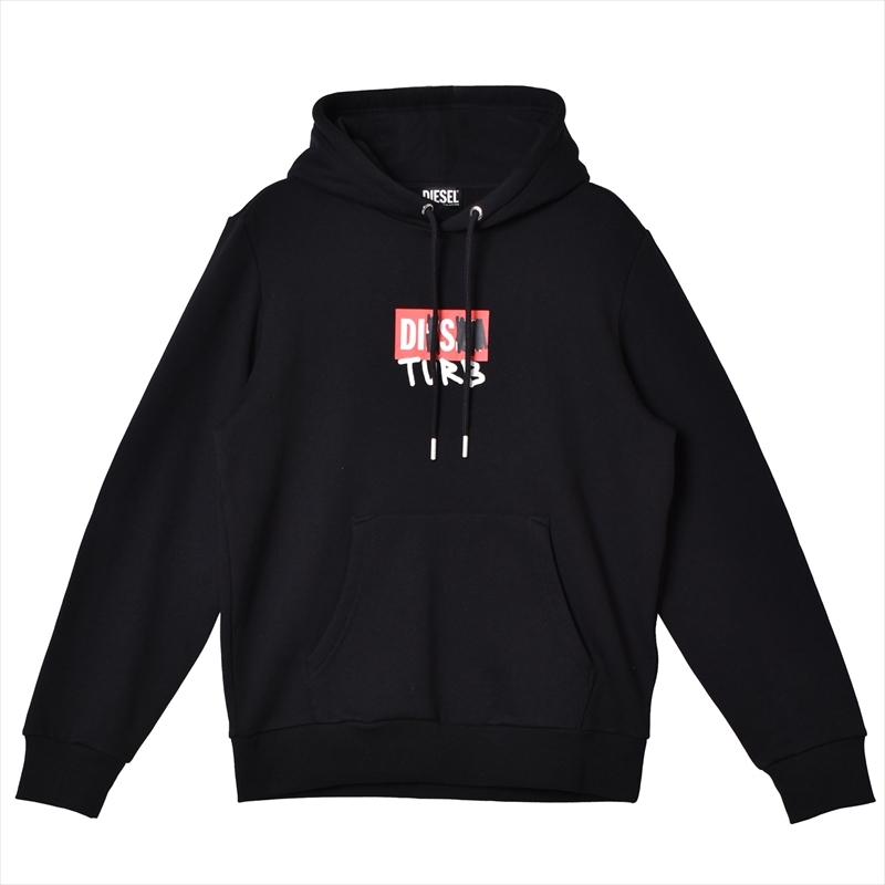 送料無料 ディーゼル パーカー メンズ S-GIRK-HOOD-B8 SWEAT SHIRT DIESEL A03270 黒 白 グレー 無地 長袖