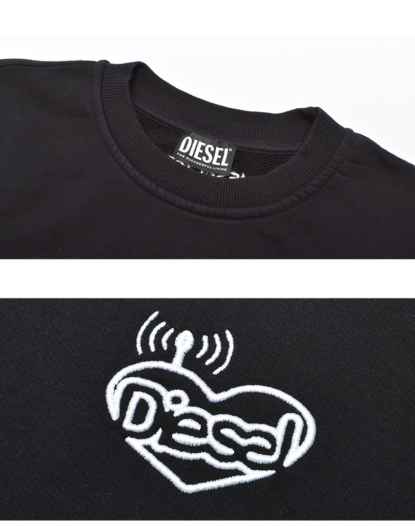 DIESEL 送料無料 ディーゼル スウェット レディース F-SLIMMY E1