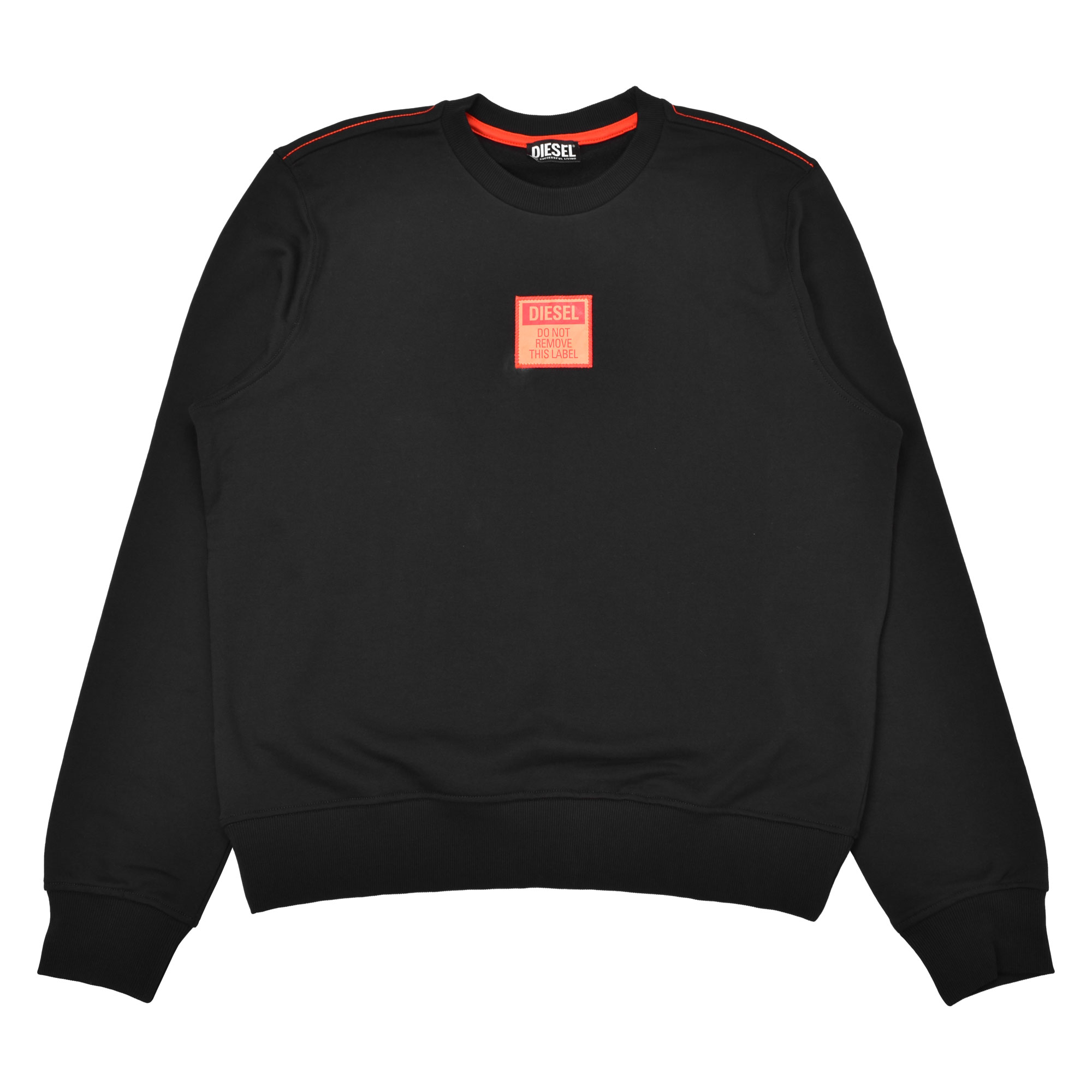 送料無料 ディーゼル スウェット メンズ S-GINN CREW E2 SWEAT SHIRT DIESEL A06561 0JFAV キナリ 生成り