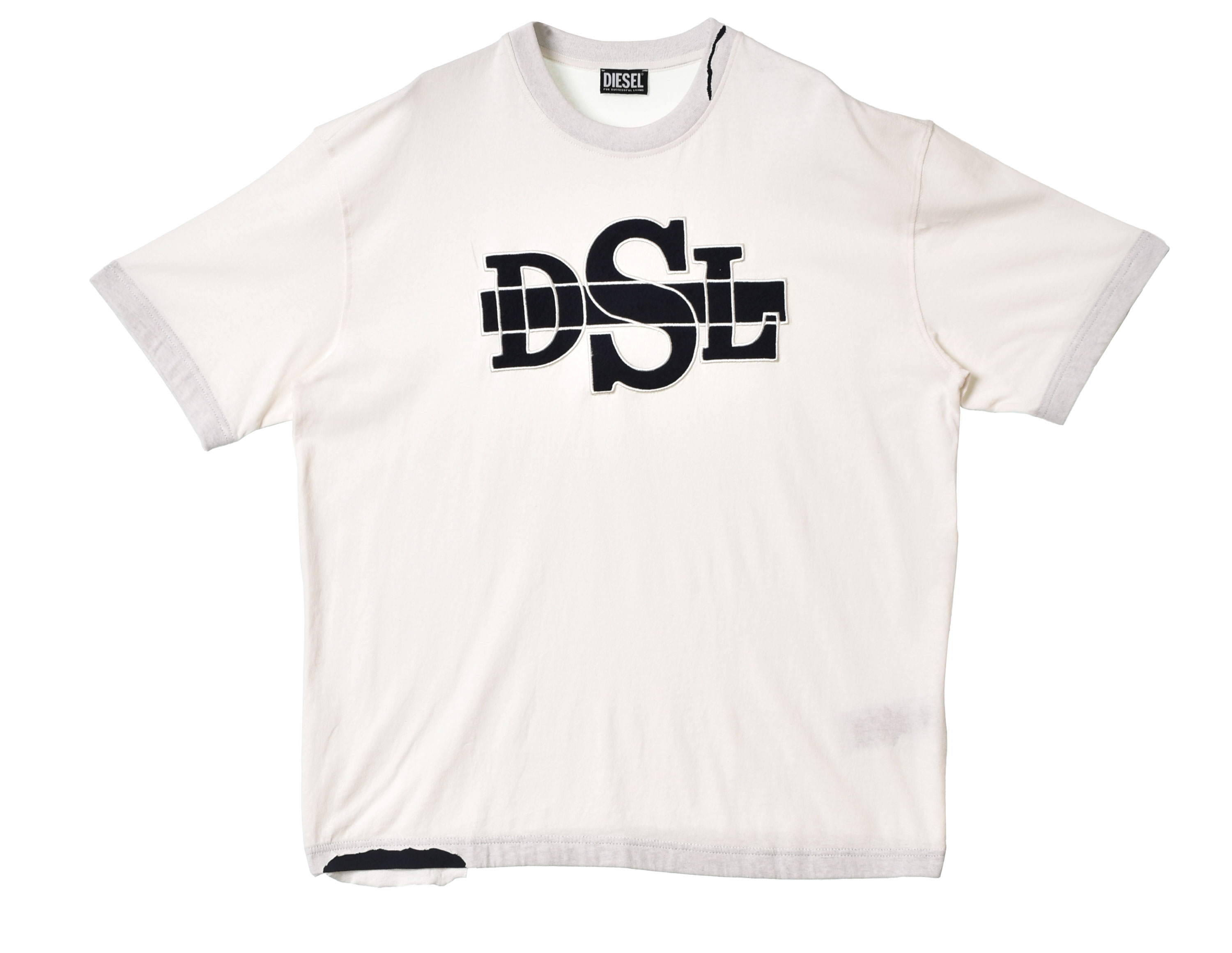 ディーゼル 半袖Tシャツ メンズ T-WASHROT DIESEL A085660EFAN ブラック 黒 ホワイト 白 トップス 半袖 Tシャツ ブランド ロゴ 父の日｜z-craft｜02