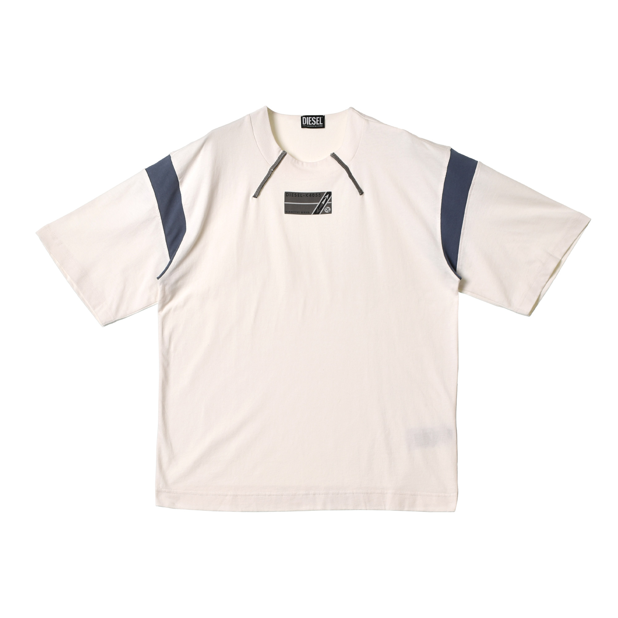 ディーゼル 半袖Tシャツ メンズ T-BEST DIESEL A085680NFAE ホワイト 白 ...