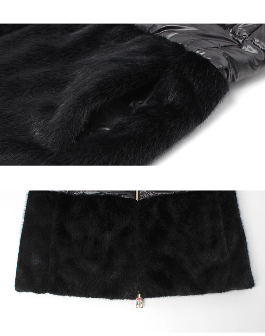 HERNO（ヘルノ） ダウンジャケット レディース CAPE NOHOOD ZIP DJKT