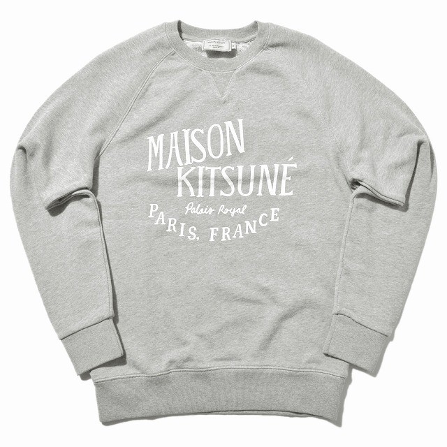 送料無料 MAISON KITSUNE メゾンキツネ スウェット メンズ スウェットシャツ パレス ロイヤル ストリート 冬