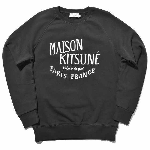 送料無料 MAISON KITSUNE メゾンキツネ スウェット メンズ スウェットシャツ パレス ロイヤル ストリート 冬