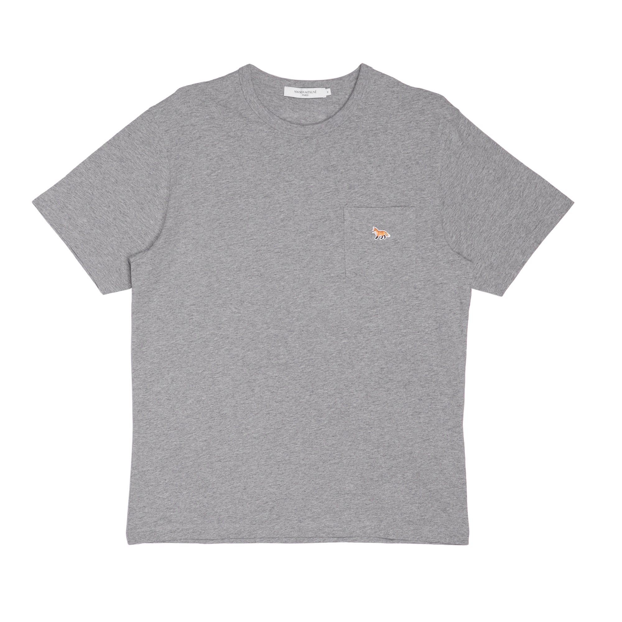 ★MAISON KITSUNE★フォックス パッチ ポケット 半袖 Tシャツ MAISON KITSUNE 送料無料 メゾンキツネ 半袖Tシャツ メンズ