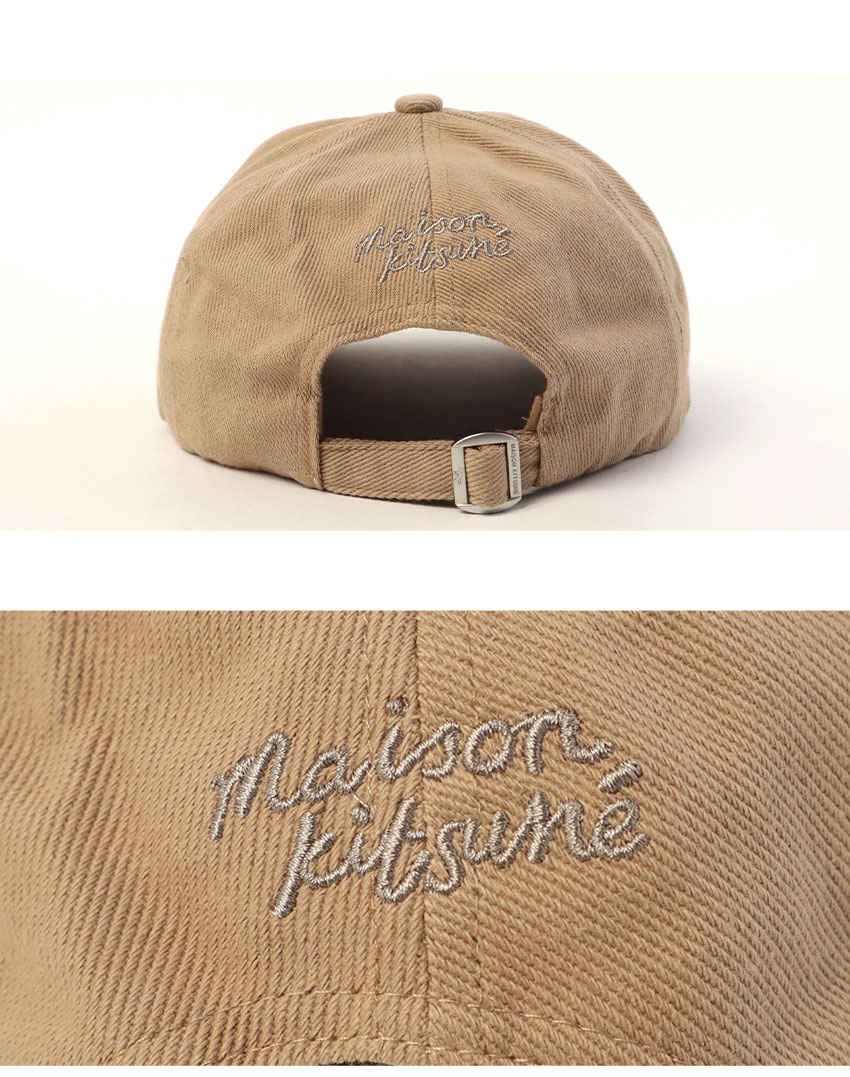 セ*ジ様 Maison Kitsune メゾンキツネ　パンダ　キャップ　帽子 メゾンキツネ MAISON KITSUNE キャップ 帽子 MM06104WW0096 P357CANVAS