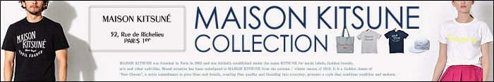 MAISON KITSUNE メゾンキツネ ポロシャツ メンズ フォックス