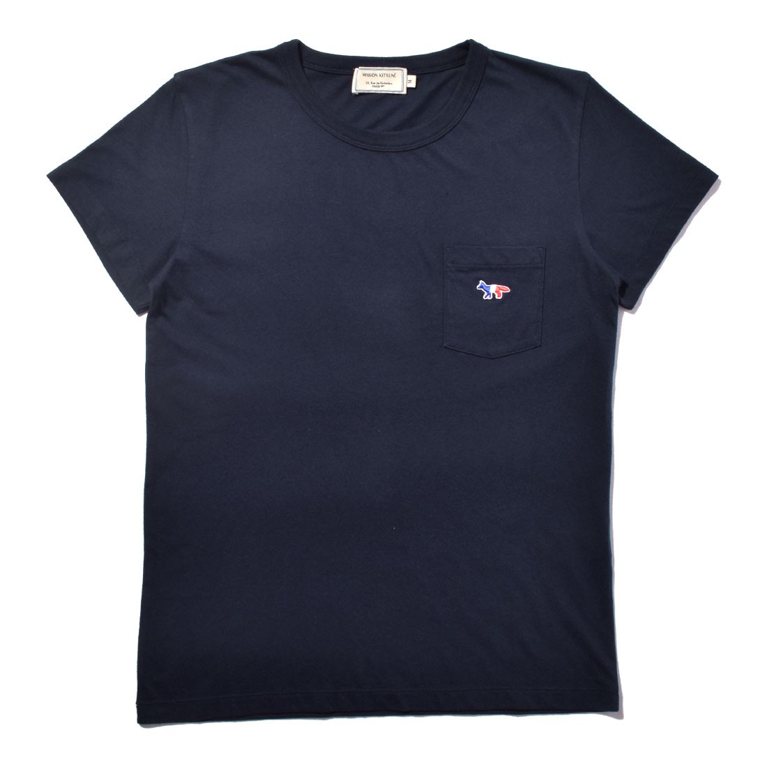 メゾン キツネ トリコロールフォックス パッチ Tシャツ | Maison