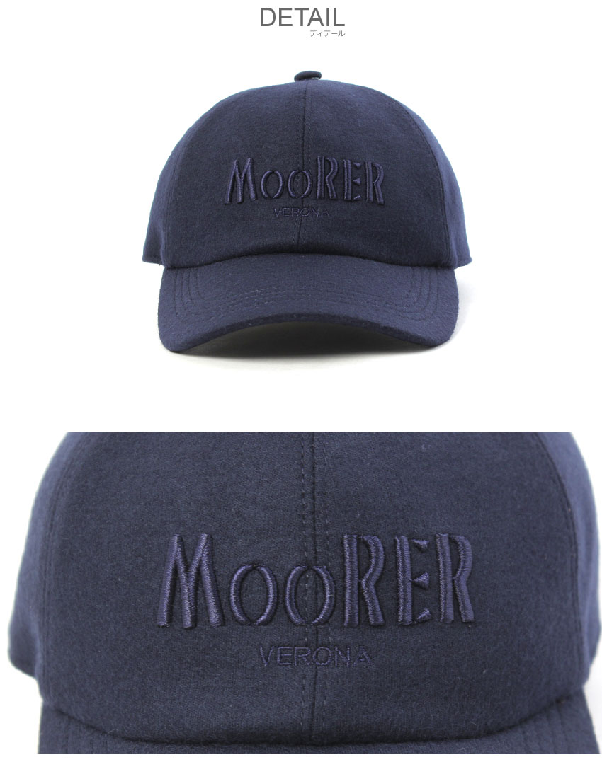 MOORER（ムーレー） キャップ メンズ ROBINSON-JT MOORER MOUCL100001