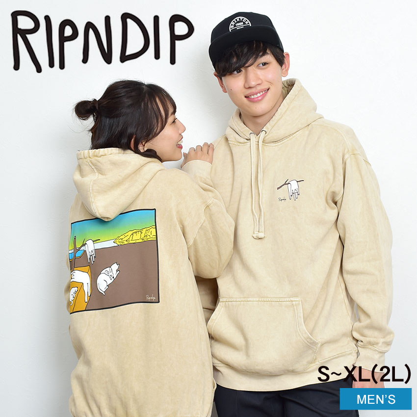 送料無料 RIPNDIP パーカー メンズ ネルマリパーカー リップンディップ