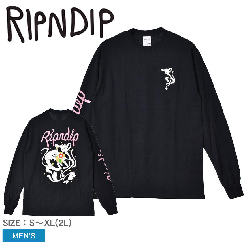 RIPNDIP（リップンディップ） 送料無料 長袖Tシャツ メンズ THE MAGIC