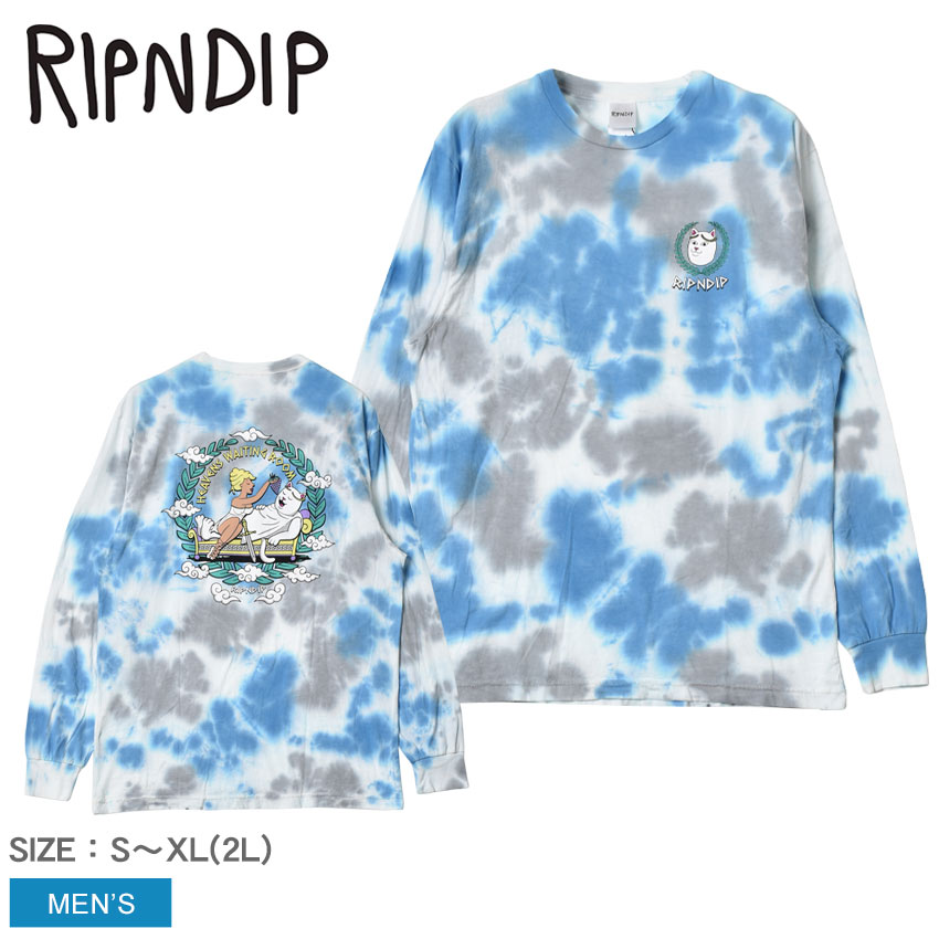 RIPNDIP リップンディップ 長袖Tシャツ メンズ WAITING IN