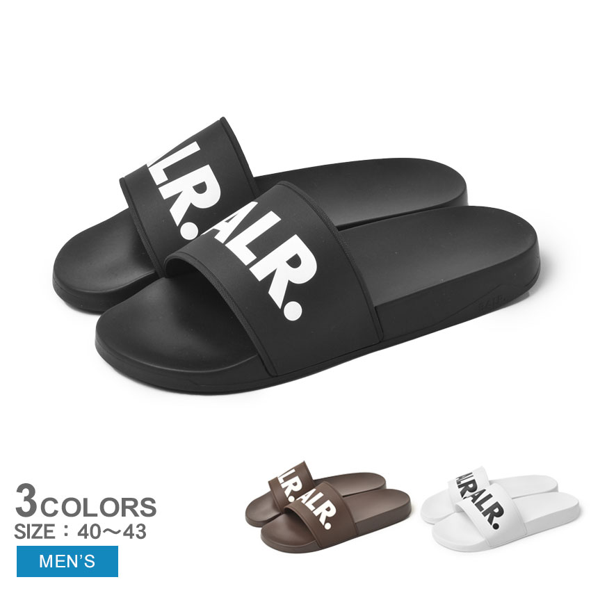 【BALR.】 ビーチサンダル Beach Slide 関税送料込み 国内発送 BEACH SLIDE-BLACK – BALR.