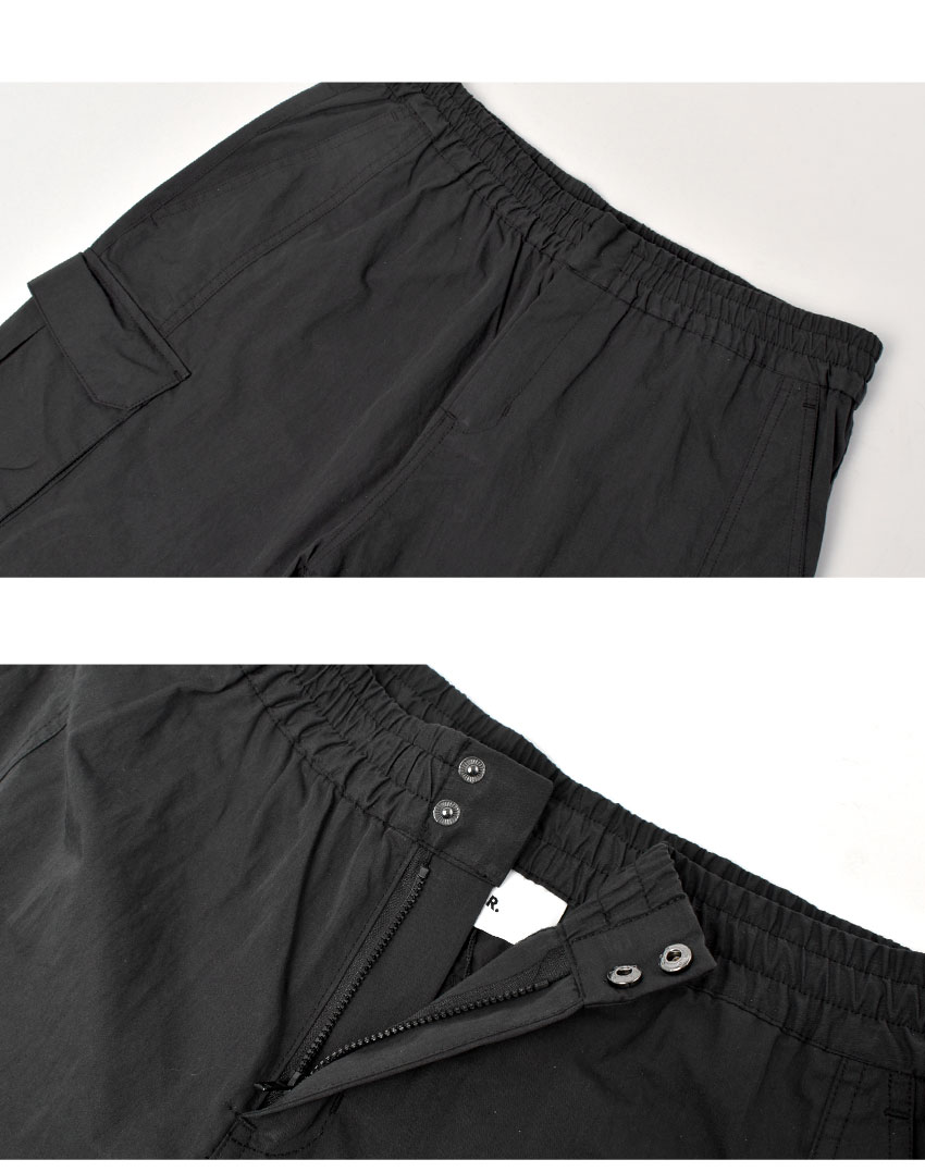 定価5万円の7割引ボーラーBALR.新品タグ付フレアワイドパンツ黒M BALR.（ボーラー） カーゴパンツ メンズ THE CLUB STRAIGHT FIT CARGO
