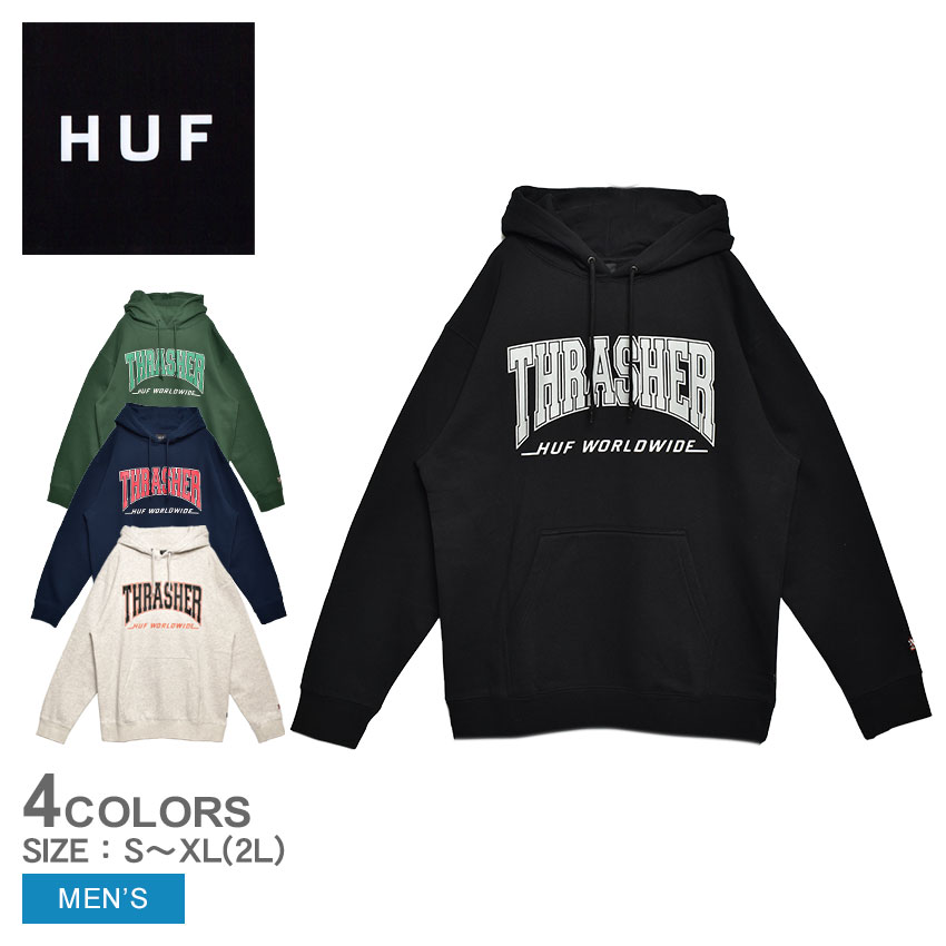 HUF 送料無料 ハフ パーカー メンズ BAYVIEW P/O HOODIE PF00563