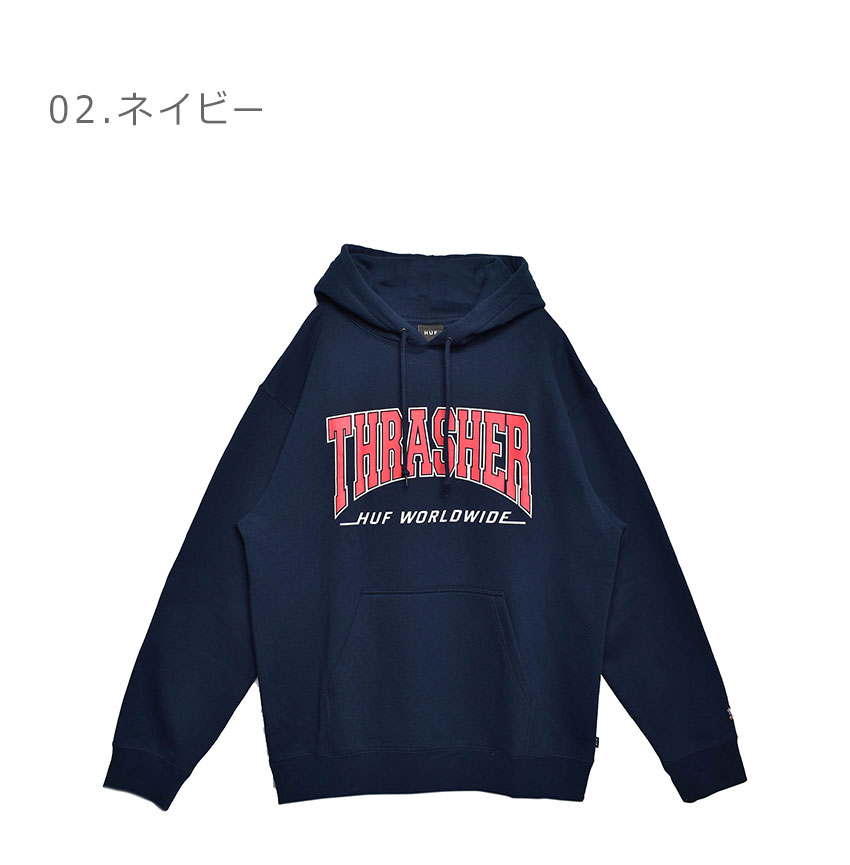 送料無料 ハフ パーカー メンズ BAYVIEW P/O HOODIE HUF PF00563 黒