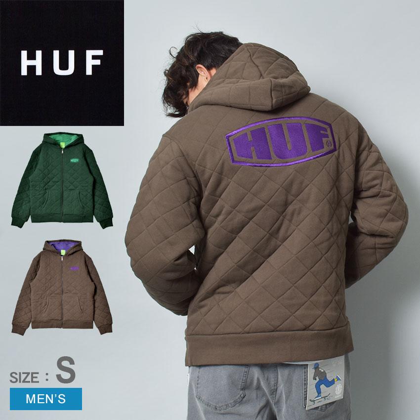 HUF（ハフ） 送料無料 パーカー メンズ ワークマン キルテッド
