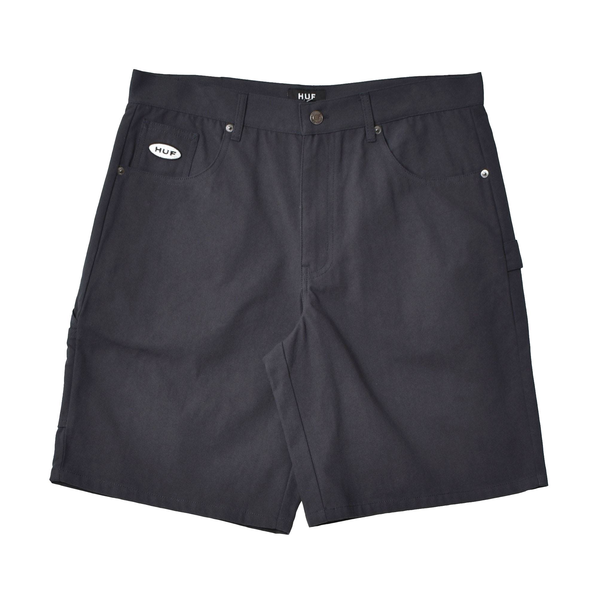 ハフ パンツ メンズ WORKMAN SHORT HUF PT00268 ネイビー 紺 ブラウン