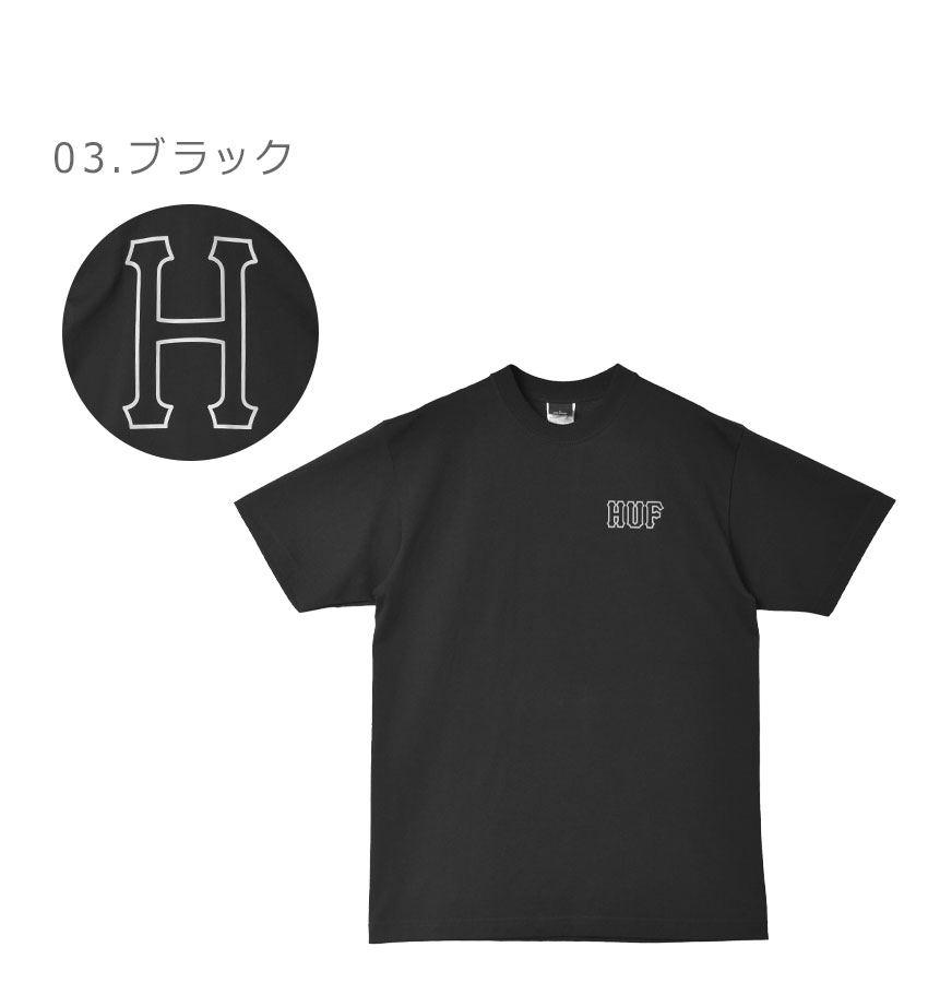 HUF （ネコポス配送） ハフ 半袖Tシャツ メンズ SET H S／S TEE