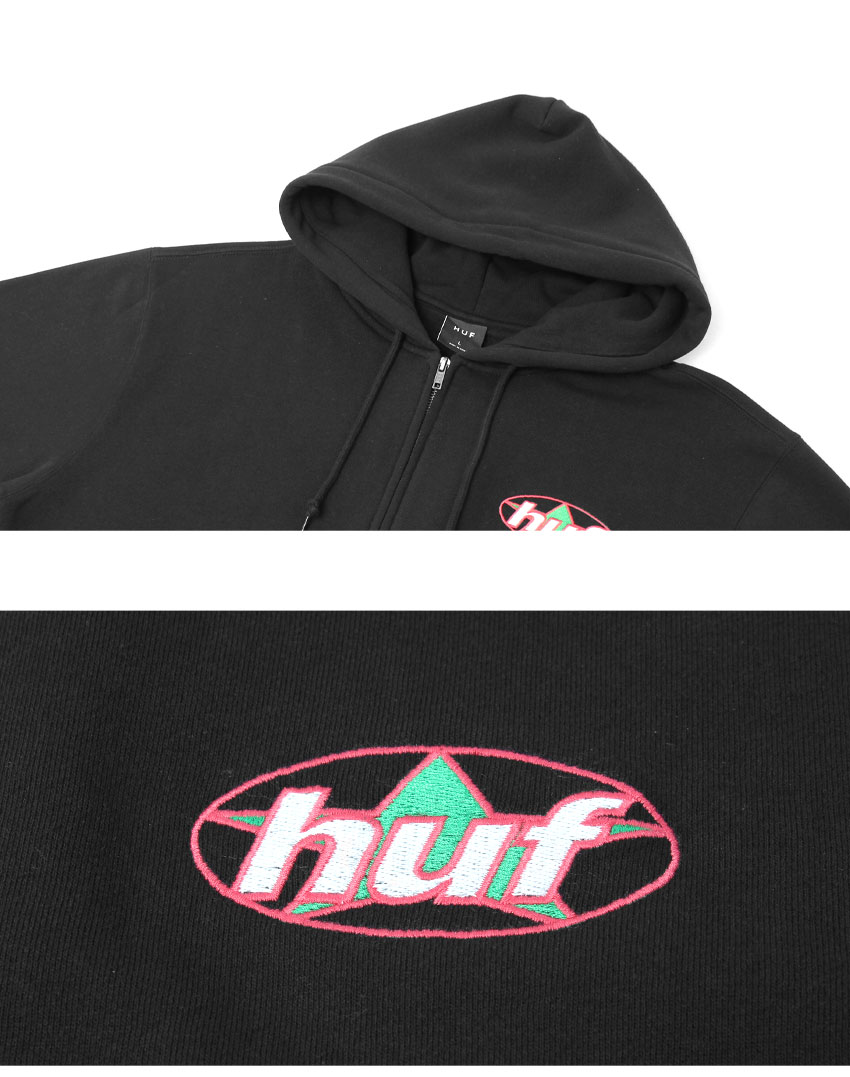 HUF ハフ パーカー メンズ ANDROMEDA FULL ZIP HOODIE PF00706