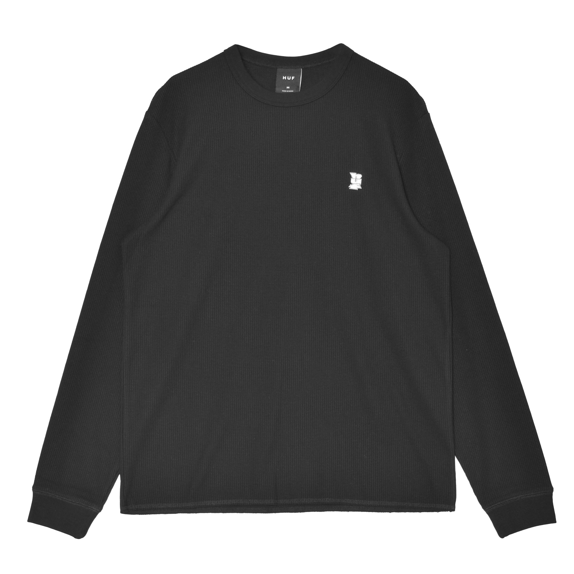 関税込み♪【HUF】Shrader ロゴ ★ 長袖 Tシャツ HUF ハフ 長袖Tシャツ メンズ SHRADER LS THERMAL KN00535