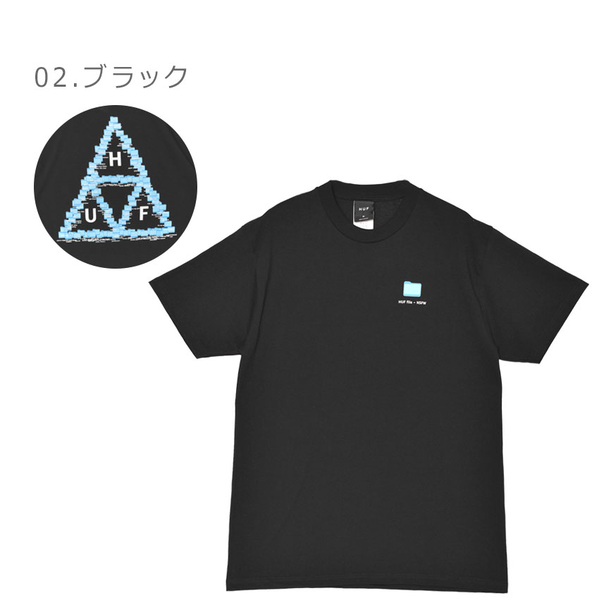 HUF（ハフ） 半袖Tシャツ メンズ HUF TS02400 ホワイト ブラック 黒