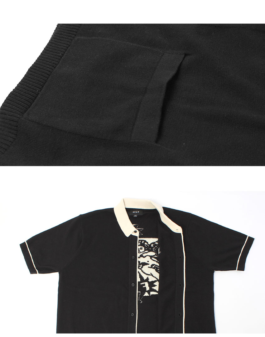 HUF ハフ カーディガン ブラック sizeM 瑞穂店 – GolRag