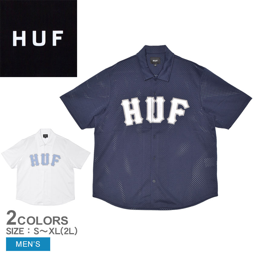【メンズ】HUF x Goodyear Mens Button Up シャツ HUF x Goodyear Circuit Short Sleeve Shirt | Zumiez