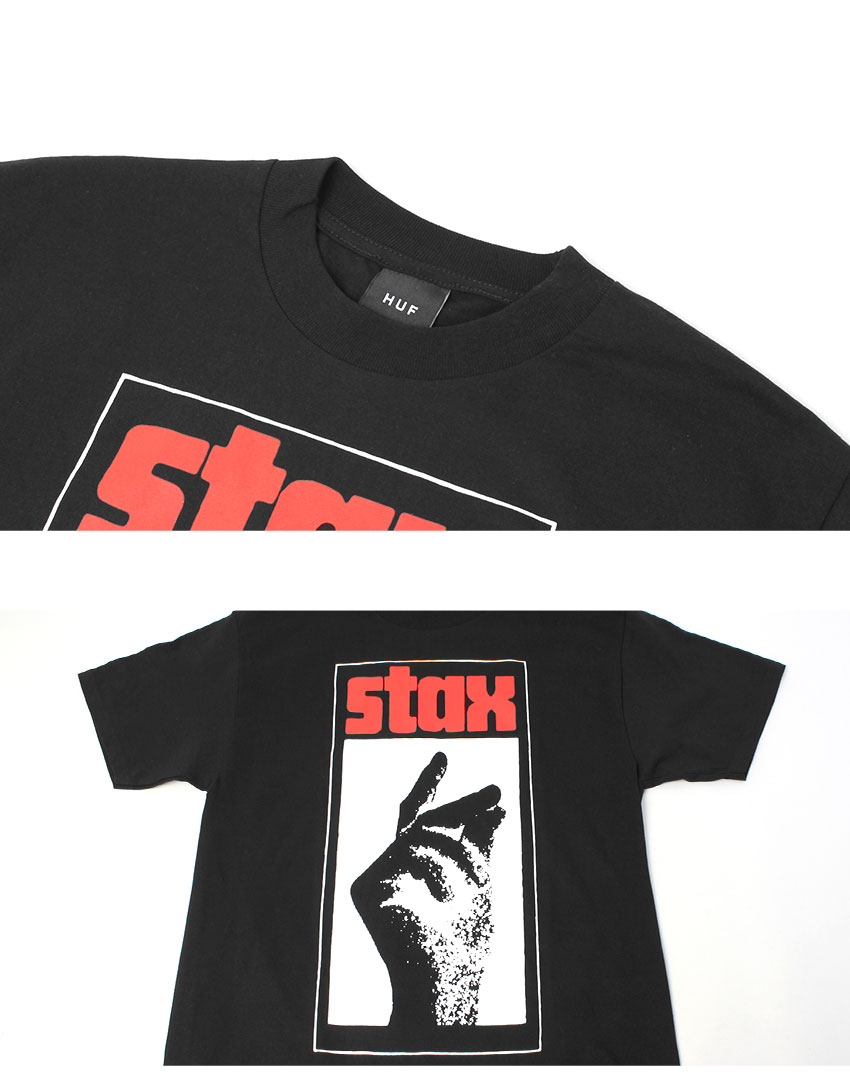HUF ハフ 半袖Tシャツ メンズ STAX SNAP S／S TEE TS02407