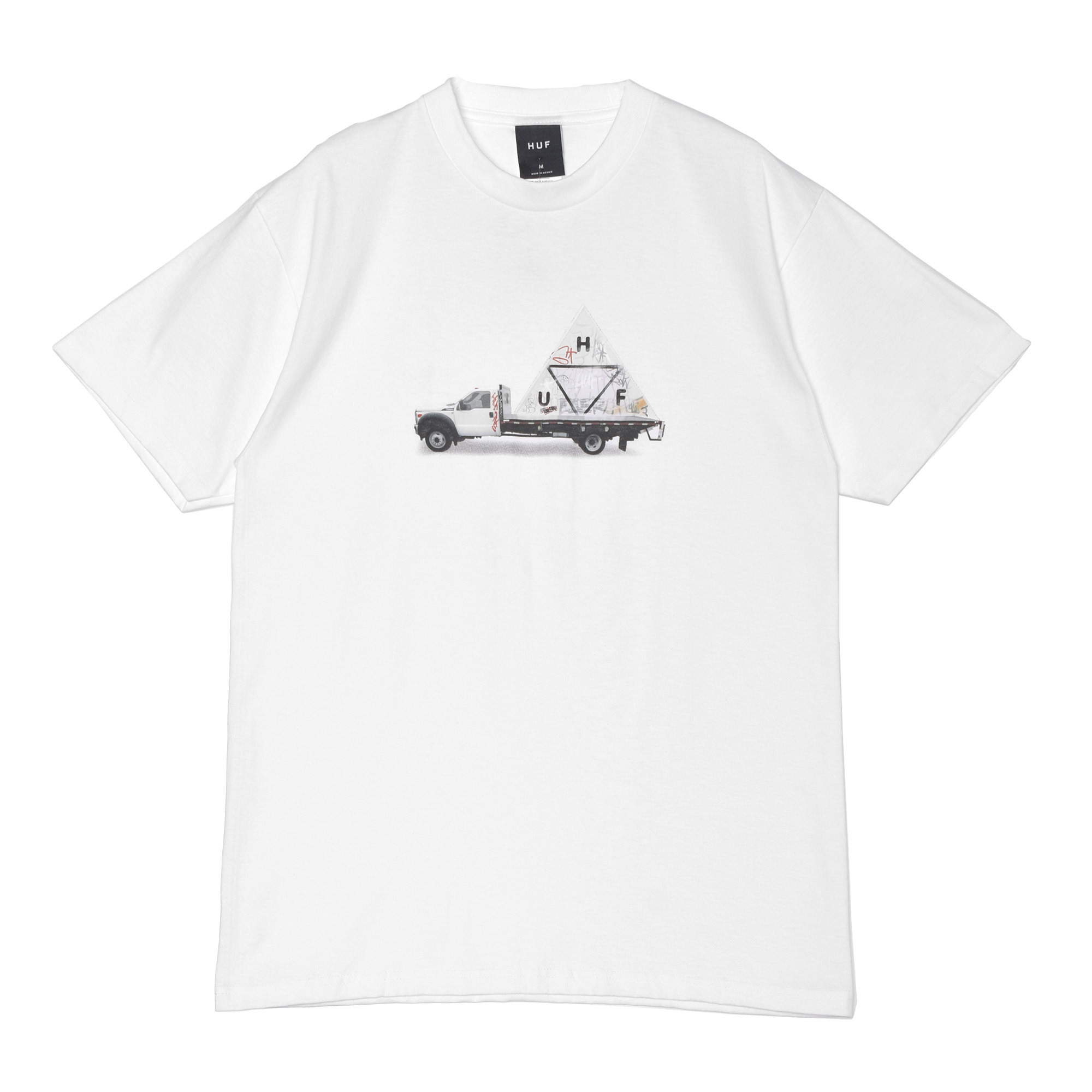 Tシャツ・カットソー HUF TSHIRT (TS02409) HUF ハフ 半袖Tシャツ メンズ TS02409 ホワイト 白 ブラック 黒