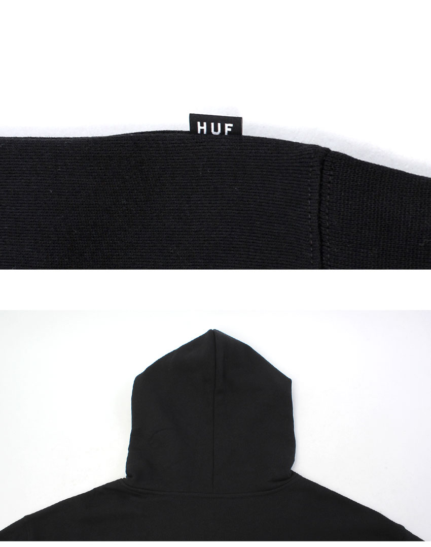 HUF（ハフ） ジップパーカー メンズ ALL CAPS FULL ZIP HOODIE HUF