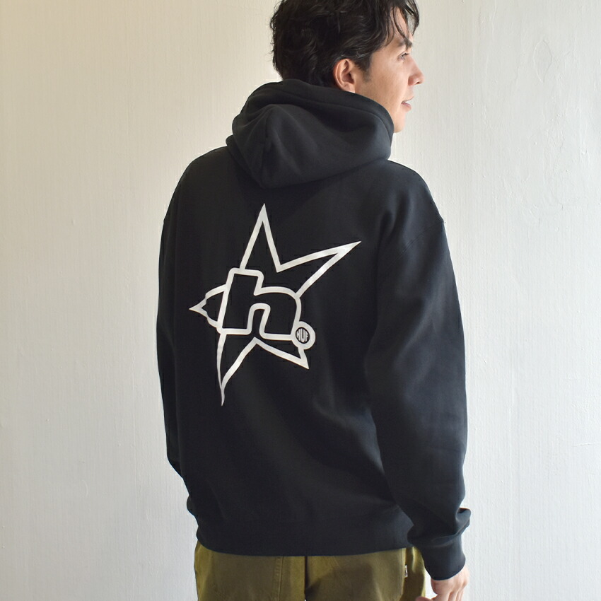 HUF（ハフ） パーカー メンズ H STAR LOGO HOODIE HUF PF00790 グレー
