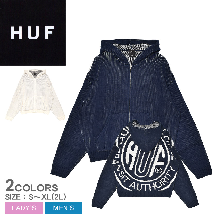 HUF パーカー　XL HUF（ハフ） ニットパーカー メンズ レディース TOKEN ZIP HOODED