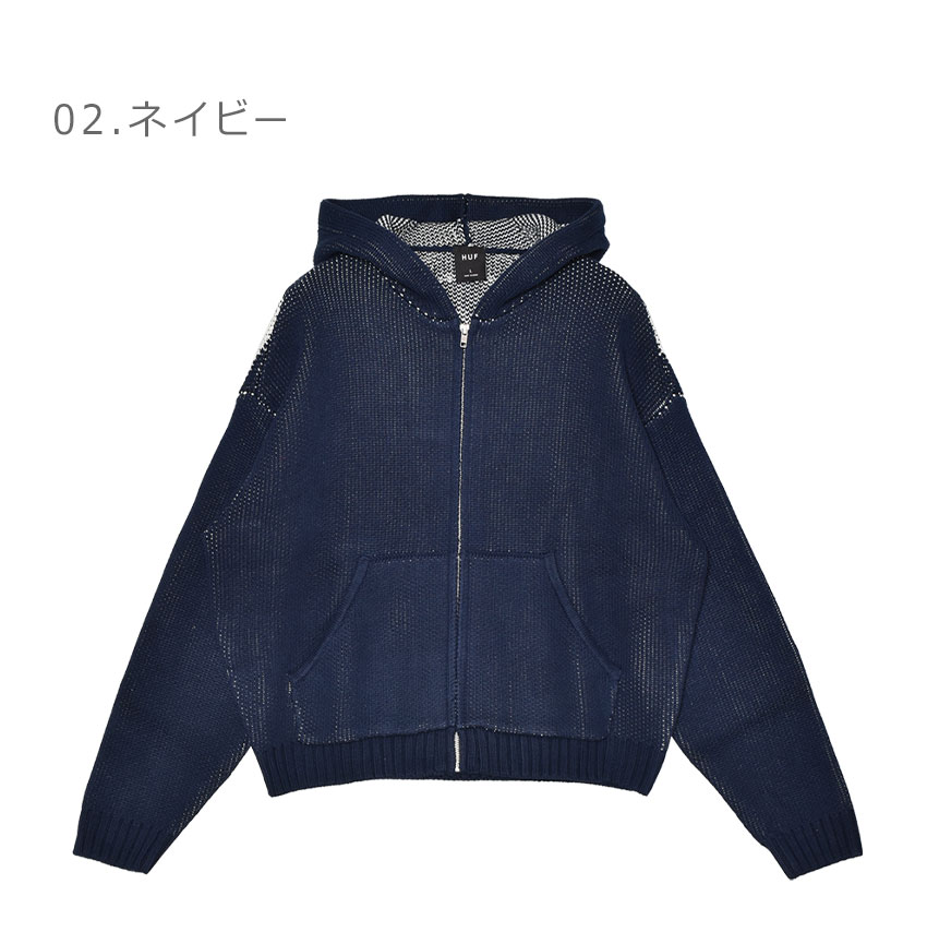 HUF（ハフ） ニットパーカー メンズ レディース TOKEN ZIP HOODED