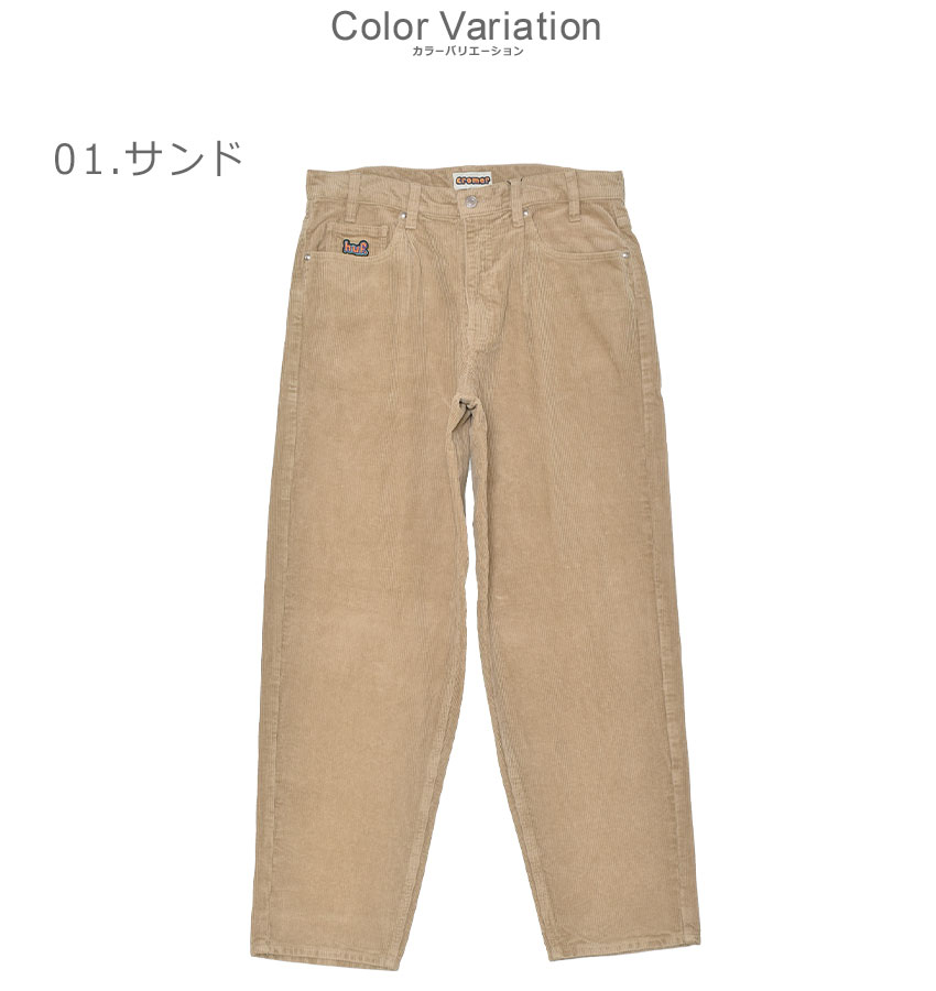 HUF（ハフ） ボトムス メンズ レディース CROMER CORDUROY PANT HUF