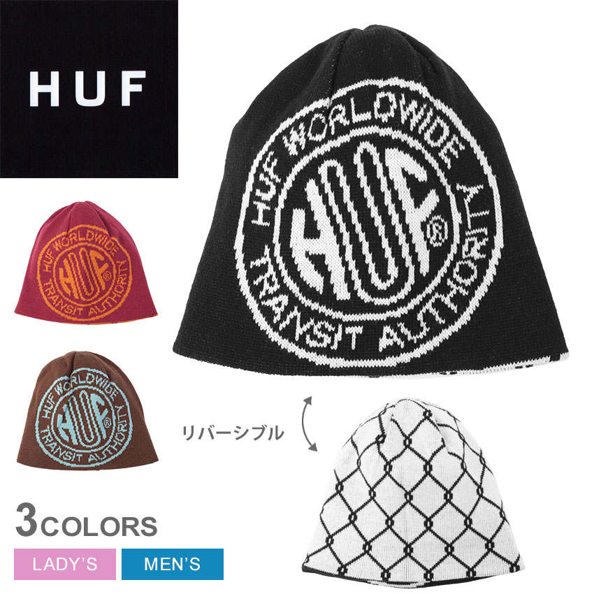 1*可様 VivienneWestwoodxPalaceビーニーORBred t HUF（ハフ） ニット帽 メンズ レディース TOKEN REVERSIBLE SKULL
