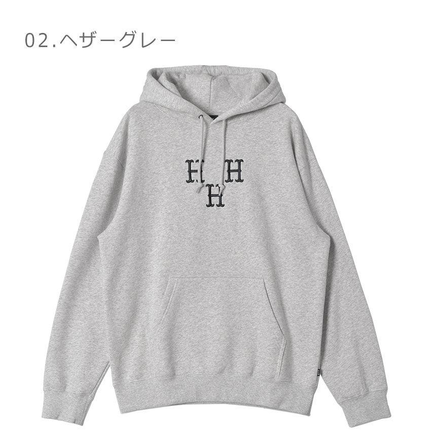HUF（ハフ） パーカー メンズ HAT TRICK PULLOVER HOODIE HUF PF00615