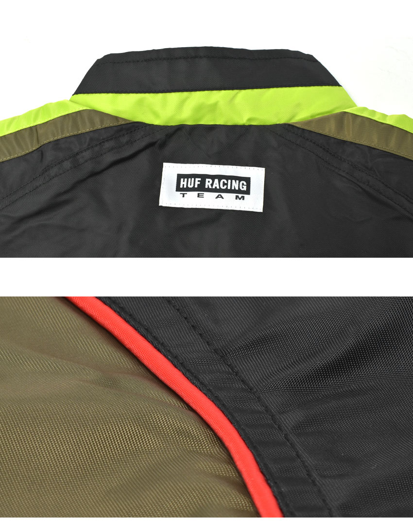 HUF（ハフ） モトジャケット メンズ HUF JK00450 ブラック 黒 マルチ