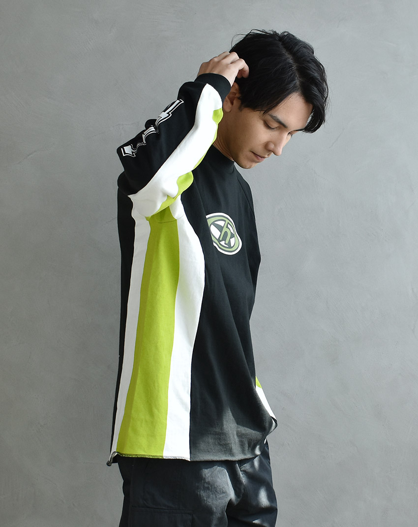 HUF（ハフ） 長袖Tシャツ メンズ HOLESHOT MOTO JERSEY HUF KN00525