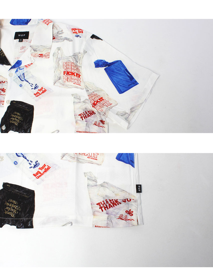 HUF（ハフ） 半袖シャツ メンズ HUF BU00236 マルチカラー ウエア