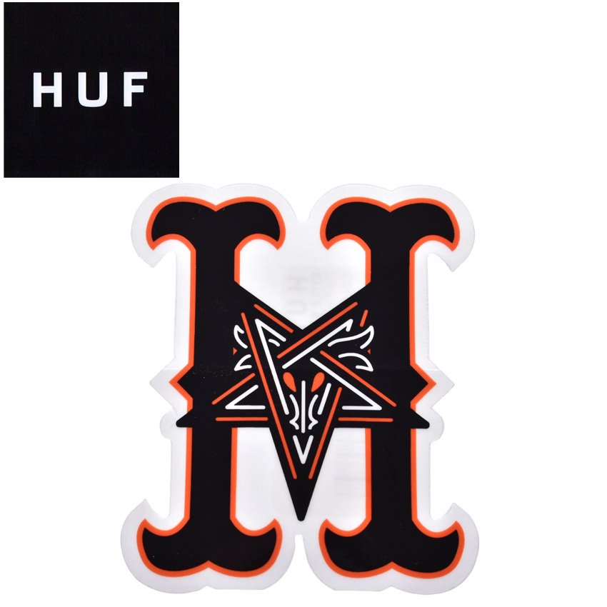 HUF（ハフ） （ネコポス配送） ステッカー DUALITY STICKER HUF