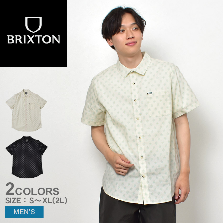 BRIXTON（ブリクストン） 半袖シャツ メンズ チャーター プリント S/S
