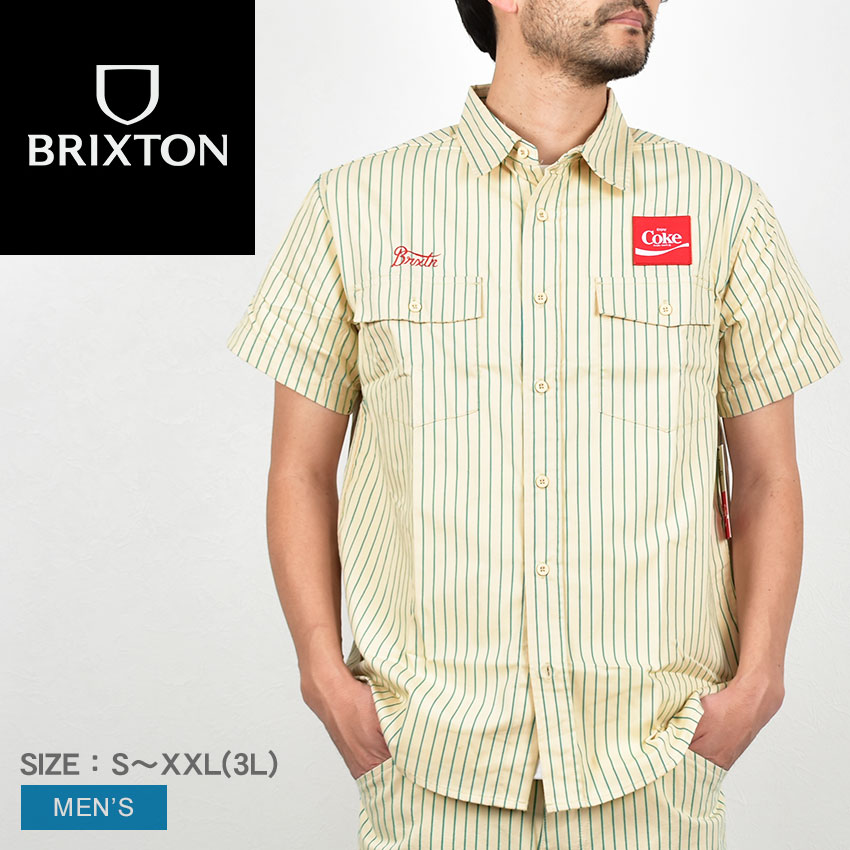 BRIXTON(ブリクストン) 半袖シャツ メンズ COCA-COLA DELIVERY OLSON BRIXTON(ブリクストン) 半袖シャツ メンズ COCA-COLA DELIVERY OLSON