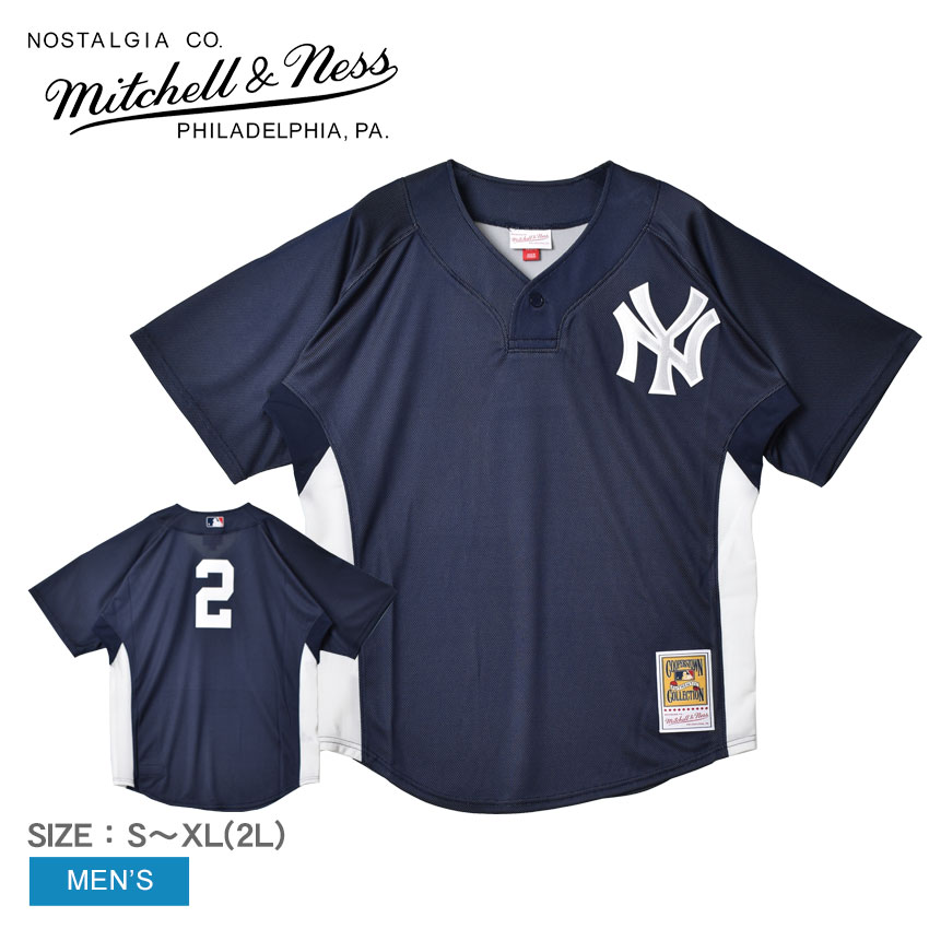 送料無料 ミッチェルアンドネス ユニフォーム メンズ MITCHELL ＆ NESS ABPJ3345-NYY09DJTNAVY ネイビー 紺