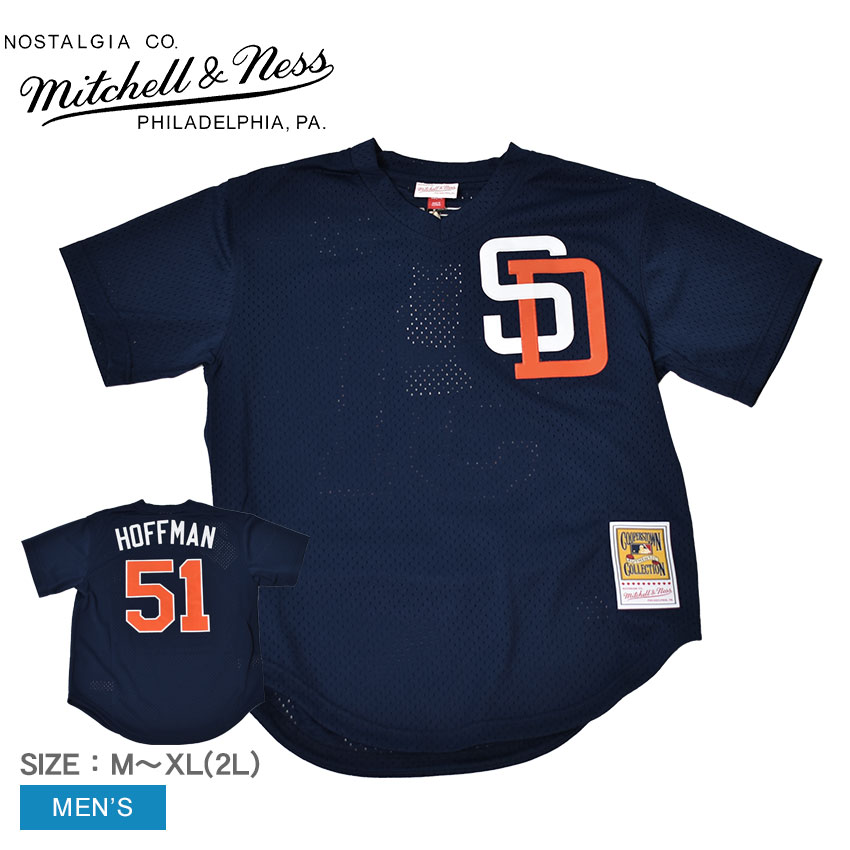 【mitchell&ness】サンディエゴパドレス ユニフォーム A-3566 Mitchell&Ness 送料無料 ミッチェルアンドネス ユニフォーム